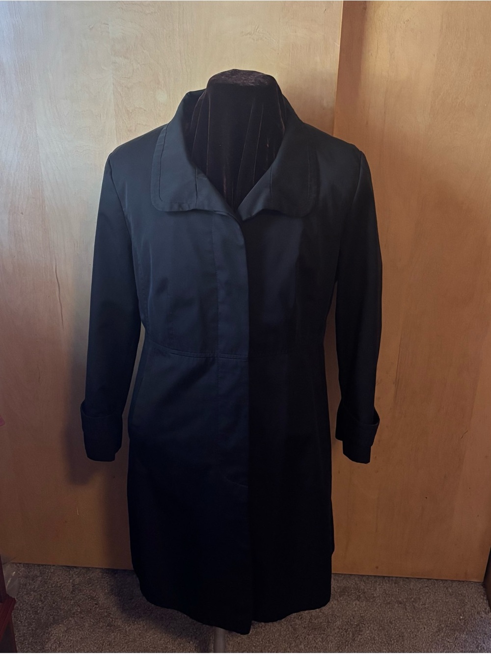 Joan’s New York Classic Black Women's Trench Coat